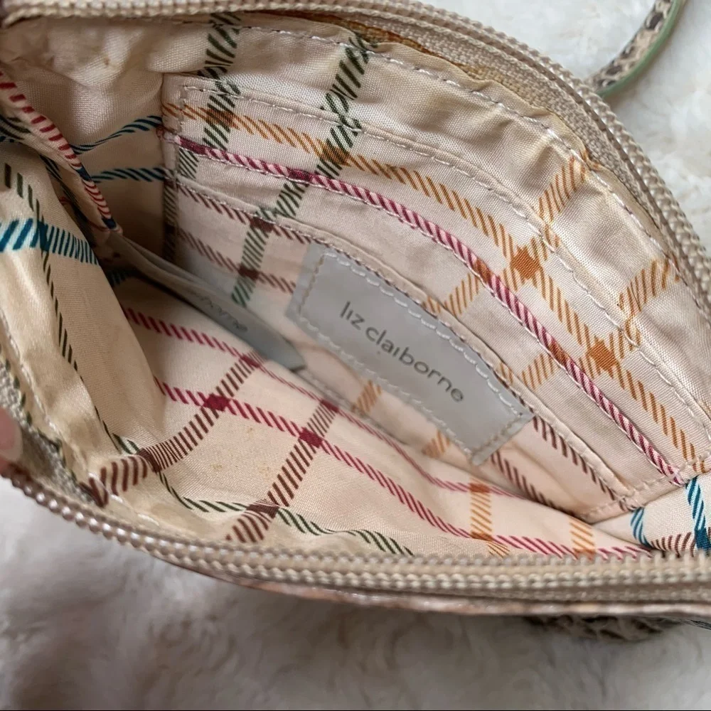 Liz Claiborne | Snake Print ZIP Wallet Coin Purse